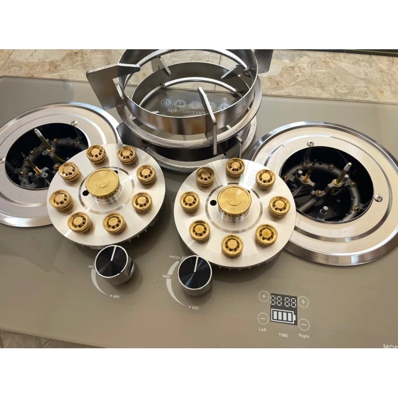 nhôm chia ngọn lửa phân phối, Mâm Chia Lửa 9 Đầu Đốt Phụ Kiện Bếp Gas 9 Đầu Đốt Công Xuất Cao/Mâm Ch