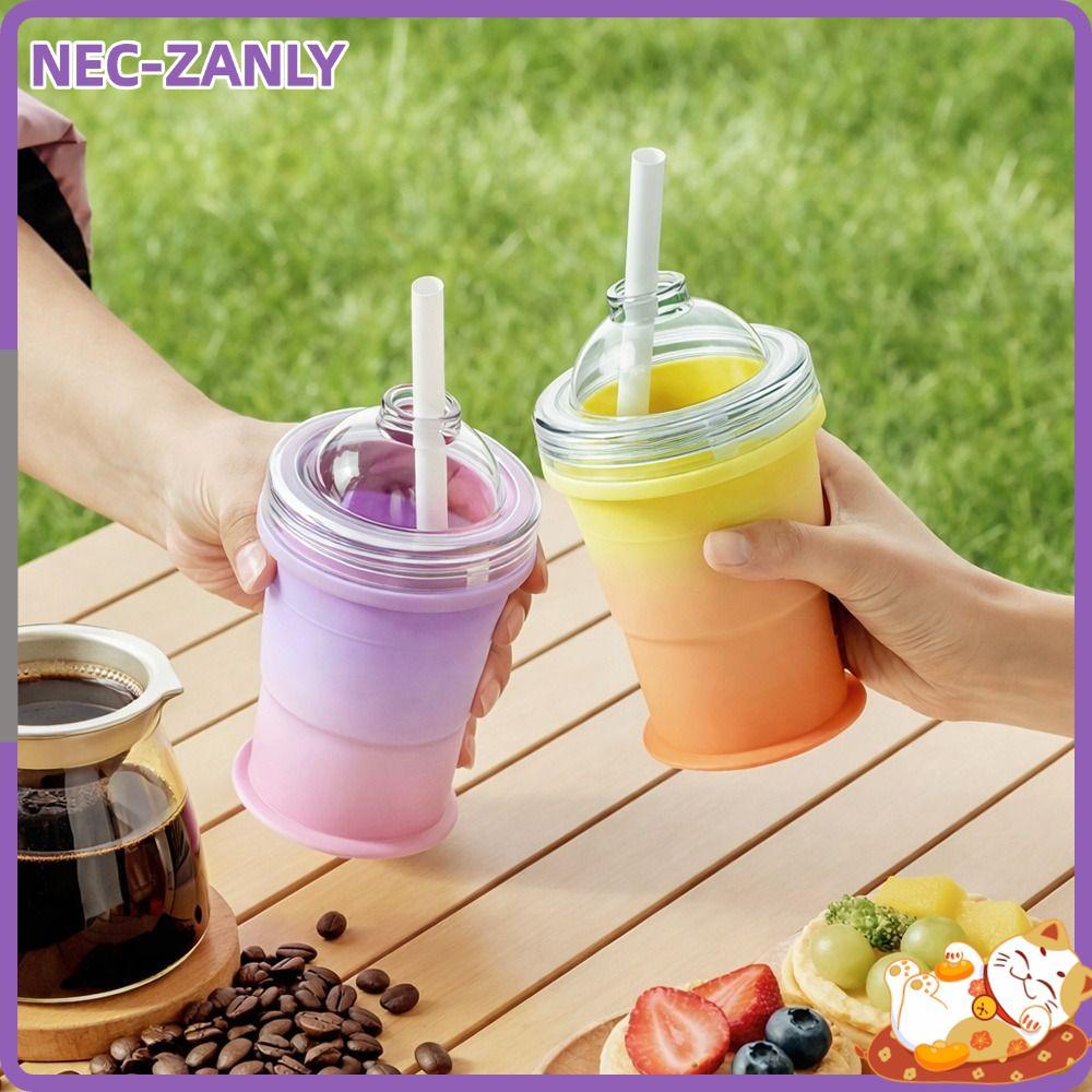NEC-ZANLY Ice Ball Cup, Khay đựng đá viên có thể gập lại bằng silicon, Cốc khúc côn cầu trên băng 2i