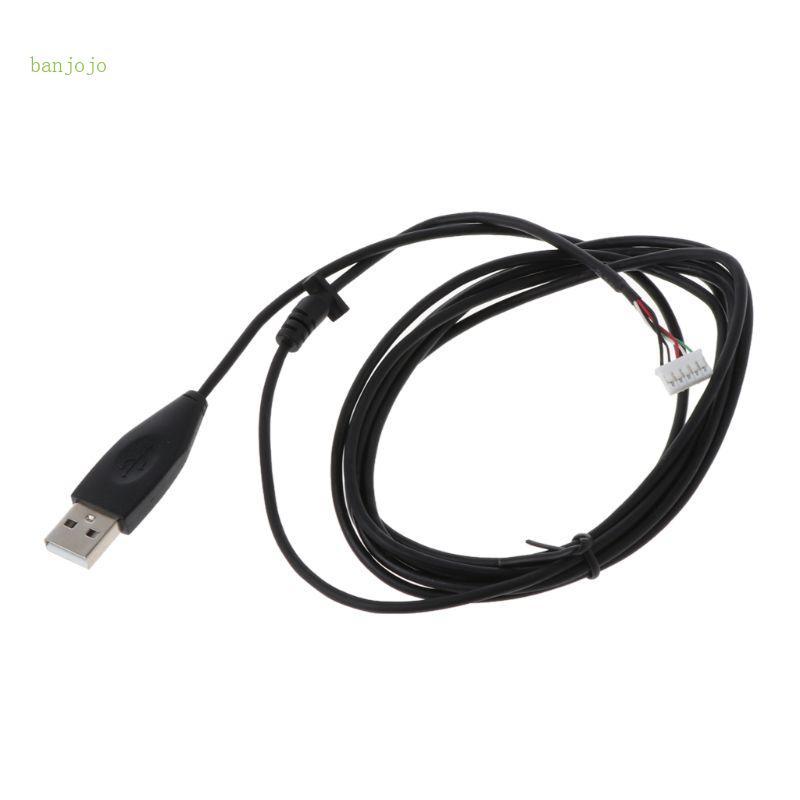 Banjojojo Dây cáp chuột USB PVC mới bền lâu cho chuột G300 G300S
