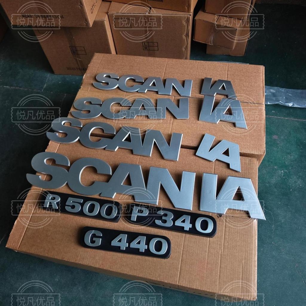Thích hợp cho SCANIA G440 P340 SCANIA Nhãn chữ P420 R500 Mã lực Logo