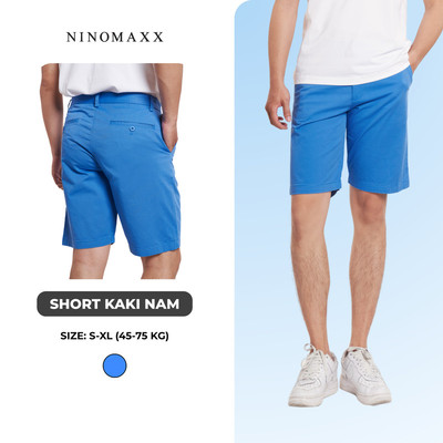 [CÒN XANH BIỂN] Quần Short Nam Kaki Chuẩn Form  N&M Thương Hiệu NINOMAXX 2304005