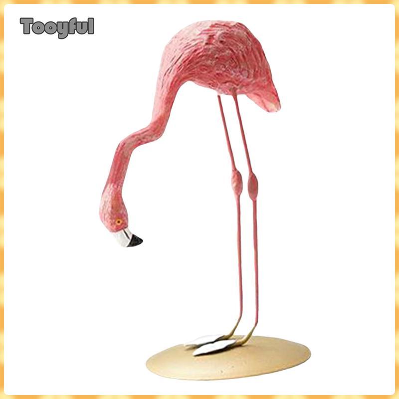 Tooyful Flamingo Tượng Flamingo Flamingo Điêu Khắc Sáng Tạo Thủ Công Tác Nghệ Thuật Cho Lối Vào Tủ N