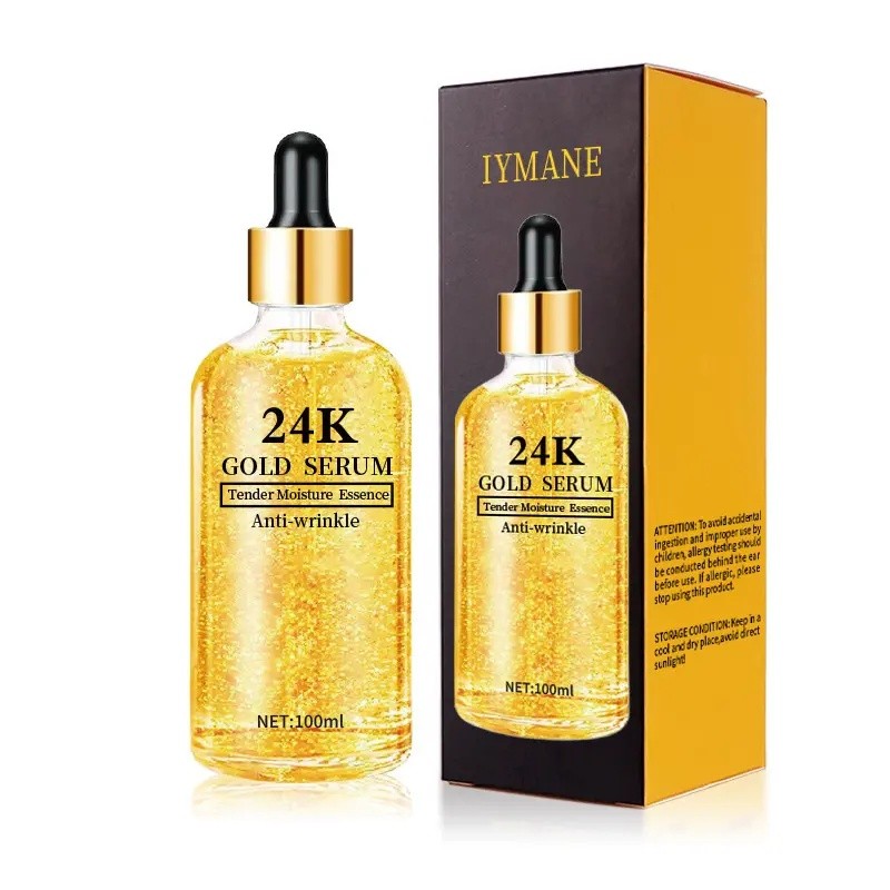 Genuine 24K Gold Serum, 24K Gold Hyaluronic Acid & Niacinamide Essence, Premium Moisturising Facial 