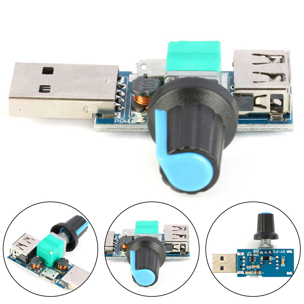 Smooth Voltage Control USB Fan Regulator for Precise Airflow Management