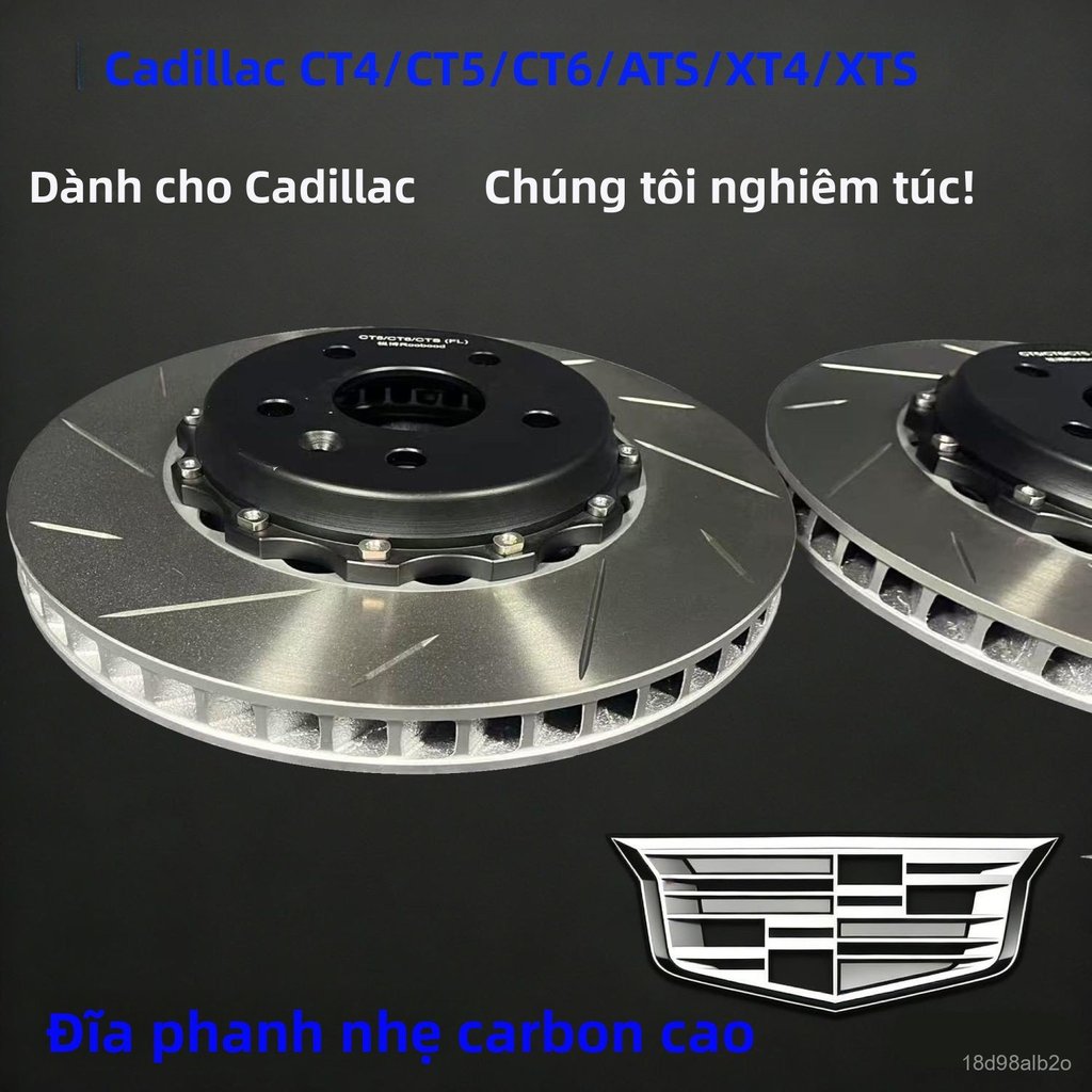 Đĩa phanh hiệu suất cao cho Cadillac CT6 CT5 CT4 cải thiện lực thắng bền đẹp