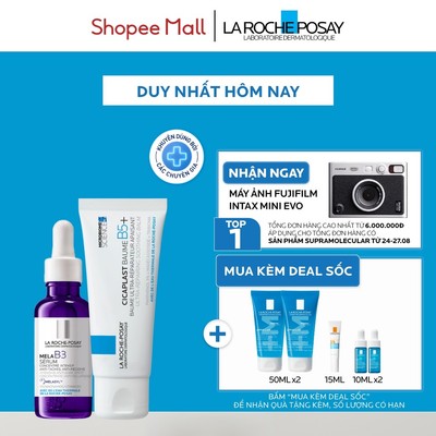 Bộ đôi dưỡng sáng và phục hồi da La Roche-Posay Cicaplast Baume B5+