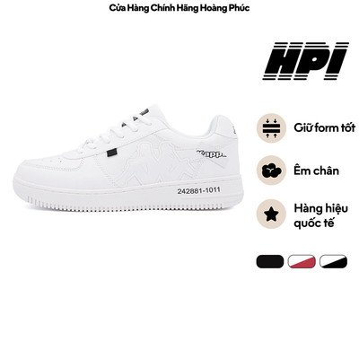 Giày Thể Thao Nam Nữ KAPPA Da Nhân Tạo Đế TPR Êm Chân Chống Trượt 332834W