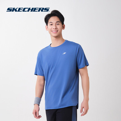 Áo Thun Tay Ngắn Nam Skechers Walking Performance Short Sleeve Tee - SP326M410-02MY