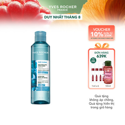 Nước tẩy trang cho da thường đến khô Yves Rocher Pure Algue Micellar water 200ml