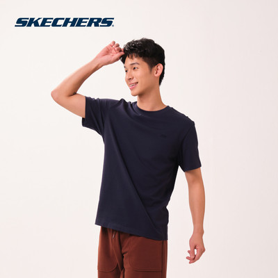 Áo Thun Tay Ngắn Nam Skechers Skechers Authentic Iconic Short Sleeve Tee - SL226M232-002Z