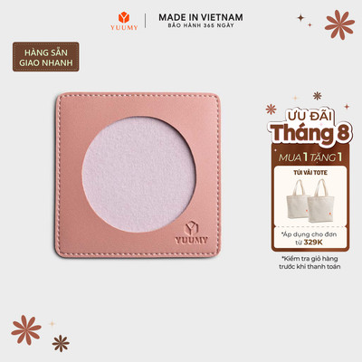 Miếng lót ly Yuumy (Thời trang nữ tiện lợi cỡ nhỏ - Miếng lót da Seasand YLL1) Bagsmart