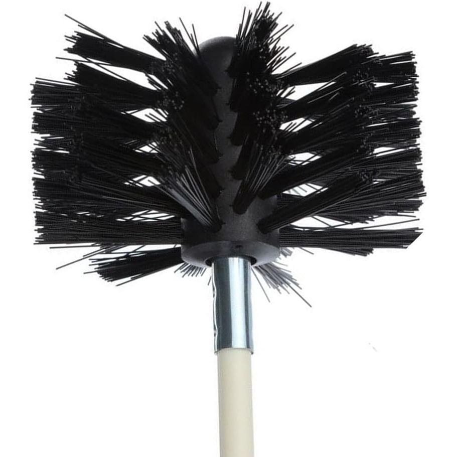 Dryer Vent Cleaning Brush Head Nylon Bristle Lint Remover, Appliance Maintenance for M8 Thread Vacuu