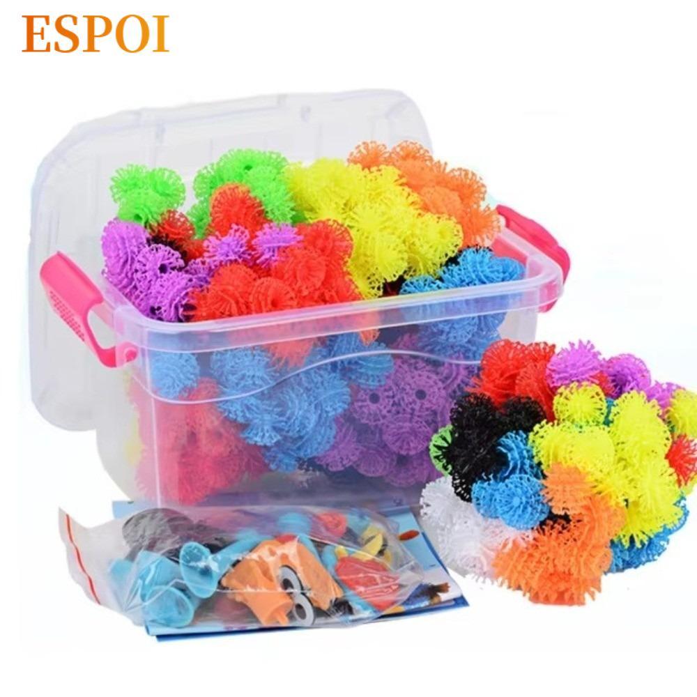 ESPOI Thorn Balls, DIY Assembly Đồ chơi bóng dính linh hoạt, Đồ chơi xây dựng tương tác DIY Puffer B