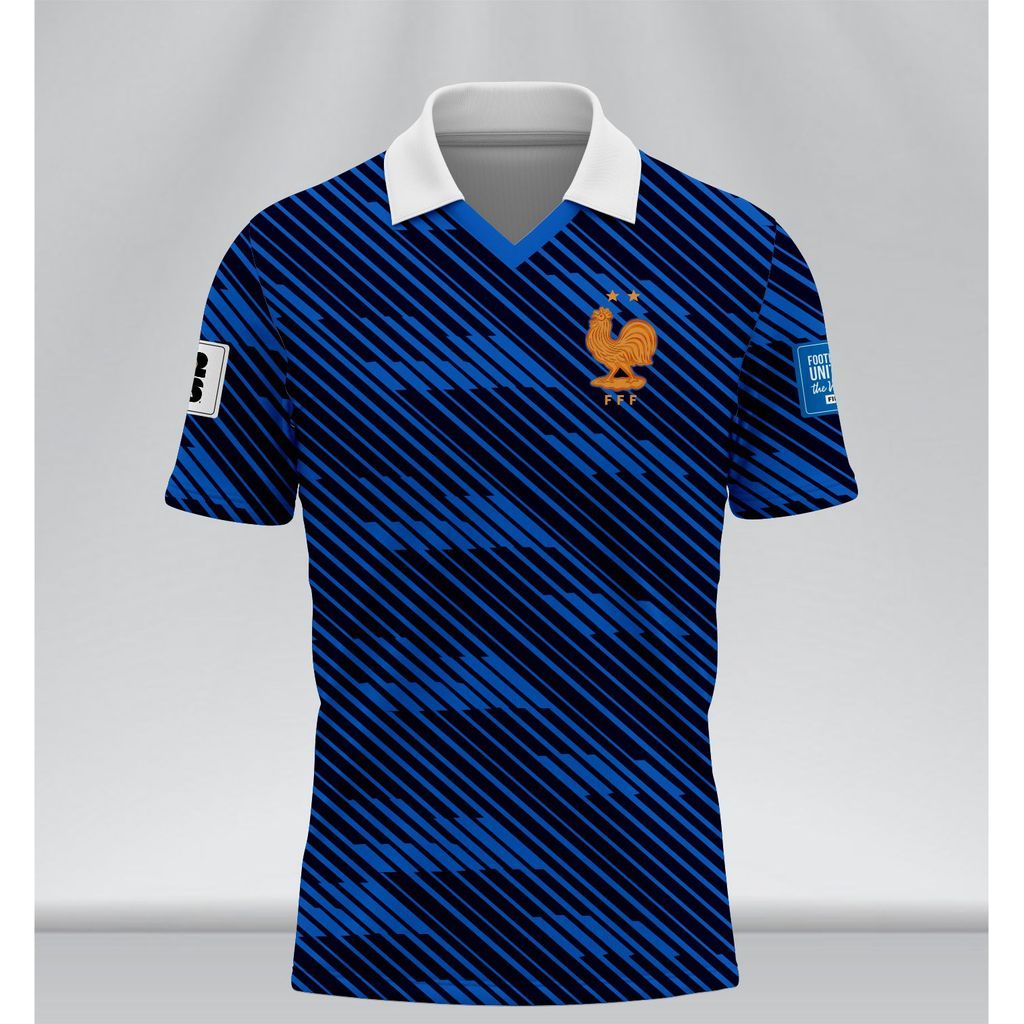 2026 Jersey France sân nhà / in đầy đủ [không tùy chỉnh]