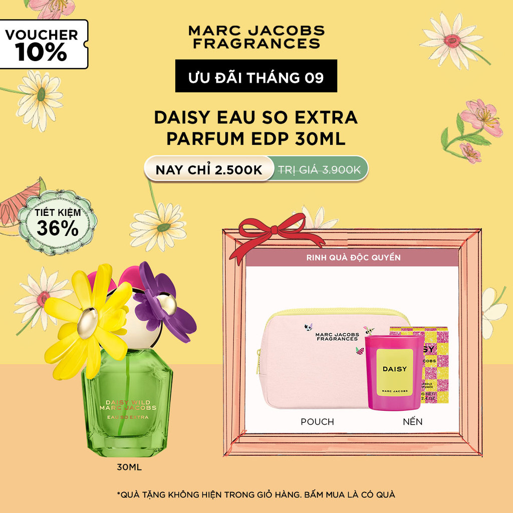Nước hoa Nữ Marc Jacobs DAISY Wild Eau So Extra Parfum EDP 30ml