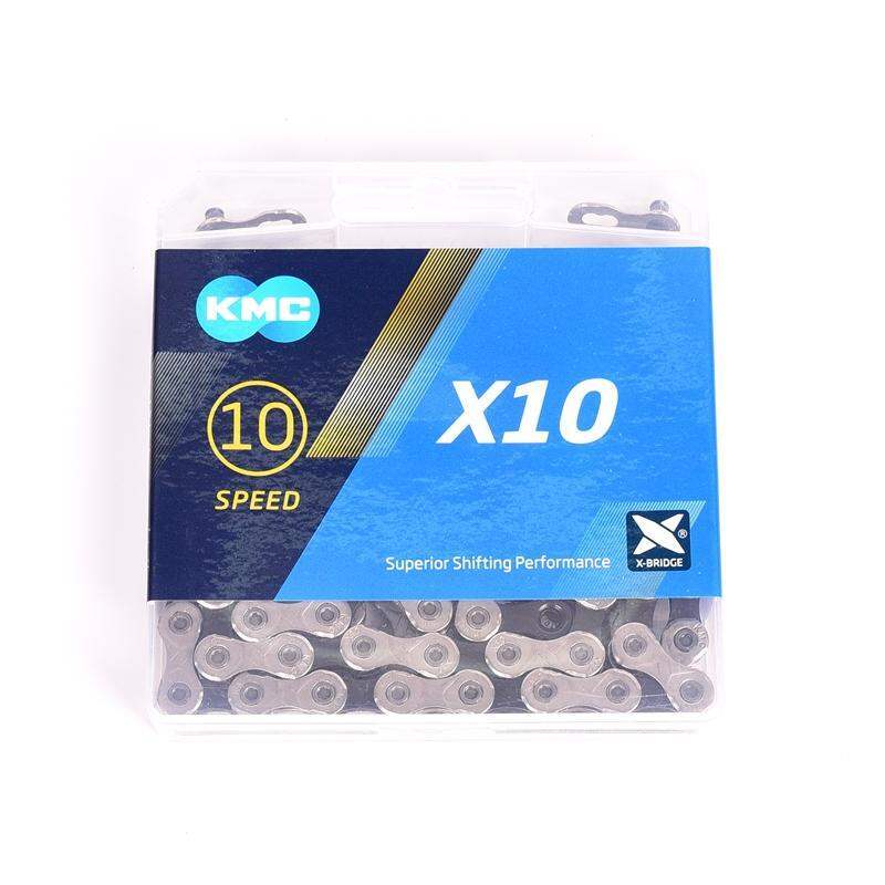 2019 KMC Chain X10 X10,93 MTB Xe Đạp Đường Bộ Dây Xích 116L 10 Tốc Độ Xe Đạp Nút Ma Thuật Núi Có Hộp