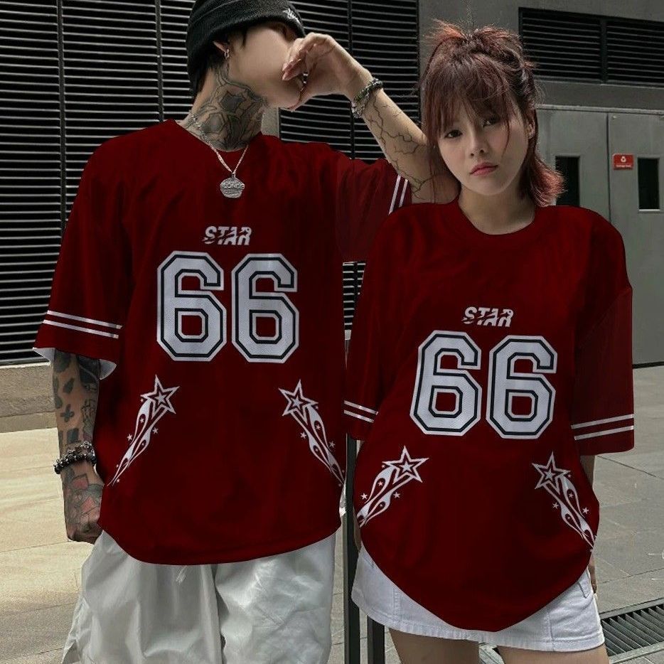 911FZYHM Summer Ice Hockey American Retro Loose Sports Jersey