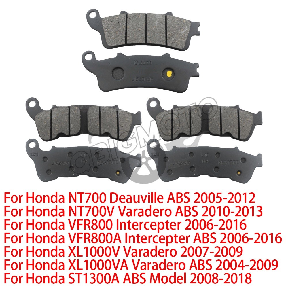 Má Phanh Trước Phía Sau Cho Xe Honda NT700 V XL1000VA Deauville Varadero ABS VFR800 Một Chặn ABS ST1