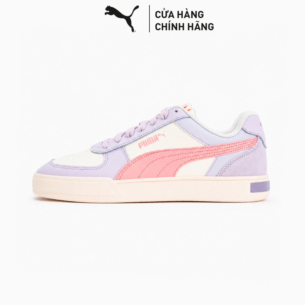 Giày Thể Thao PUMA Unisex Caven Mix Frosted Ivory-Rosy Outlook-Lilac Frost Màu Trắng