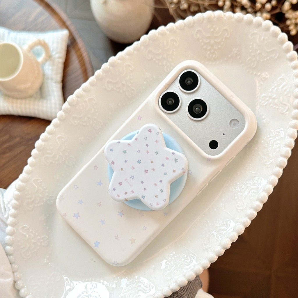 Ốp điện thoại hình ngôi sao nhỏ toàn màn hình Sheren (🍎) Tương thích với i18pro 17 16 15 14 13 12pro max Vỏ bảo vệ chống sốc