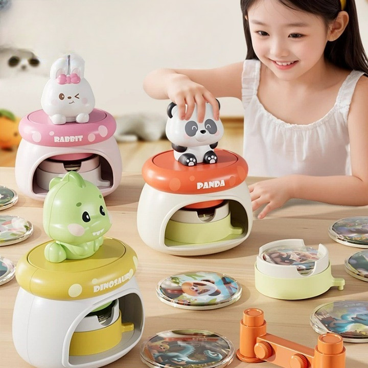 Máy Làm Huy Hiệu Thủ Công DIY Cho Bé – Đồ Chơi Sáng Tạo Tự Làm Huy Hiệu Handmade Dễ Thương