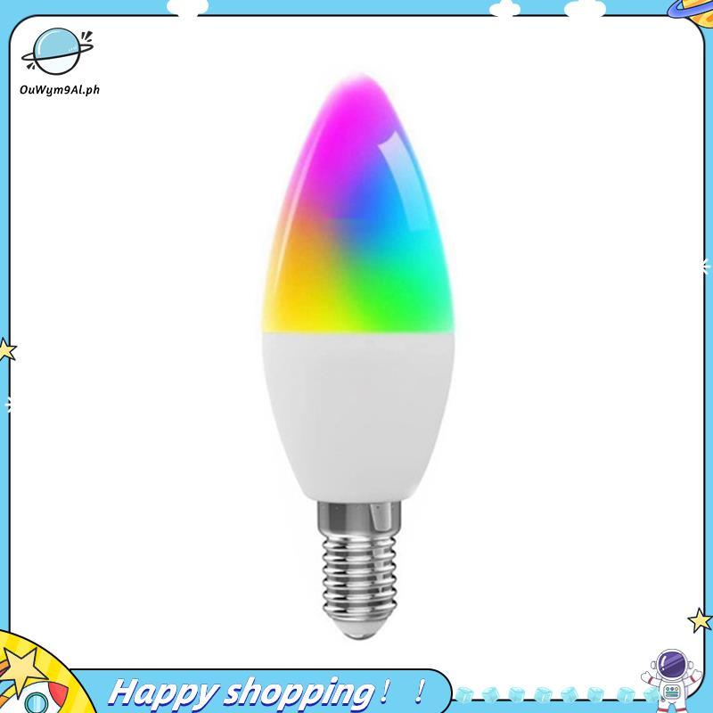 [ouwym9al] Bóng đèn thông minh Tuya E14 Bóng đèn nến xoắn ốc năm chiều có thể điều chỉnh độ sáng Bón