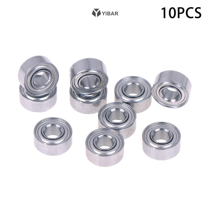 YIBAR 10 chiếc 683ZZ 3 * 7 * 3 Mm Vòng bi thu nhỏ Thép Chrome 683 ZZ 2Z 683Z Lỗ khoan bên trong 3mm 