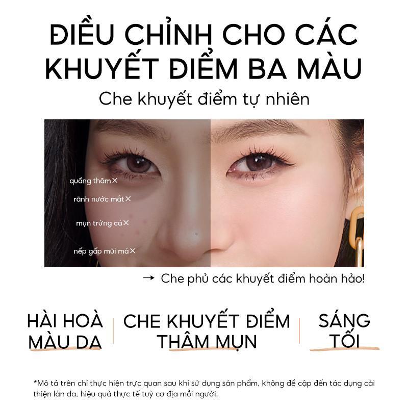 Ảnh 5 của Bảng kem che khuyết điểm COLORKEY 3 màu sắc kết hợp mịn lâu trôi 3.9g