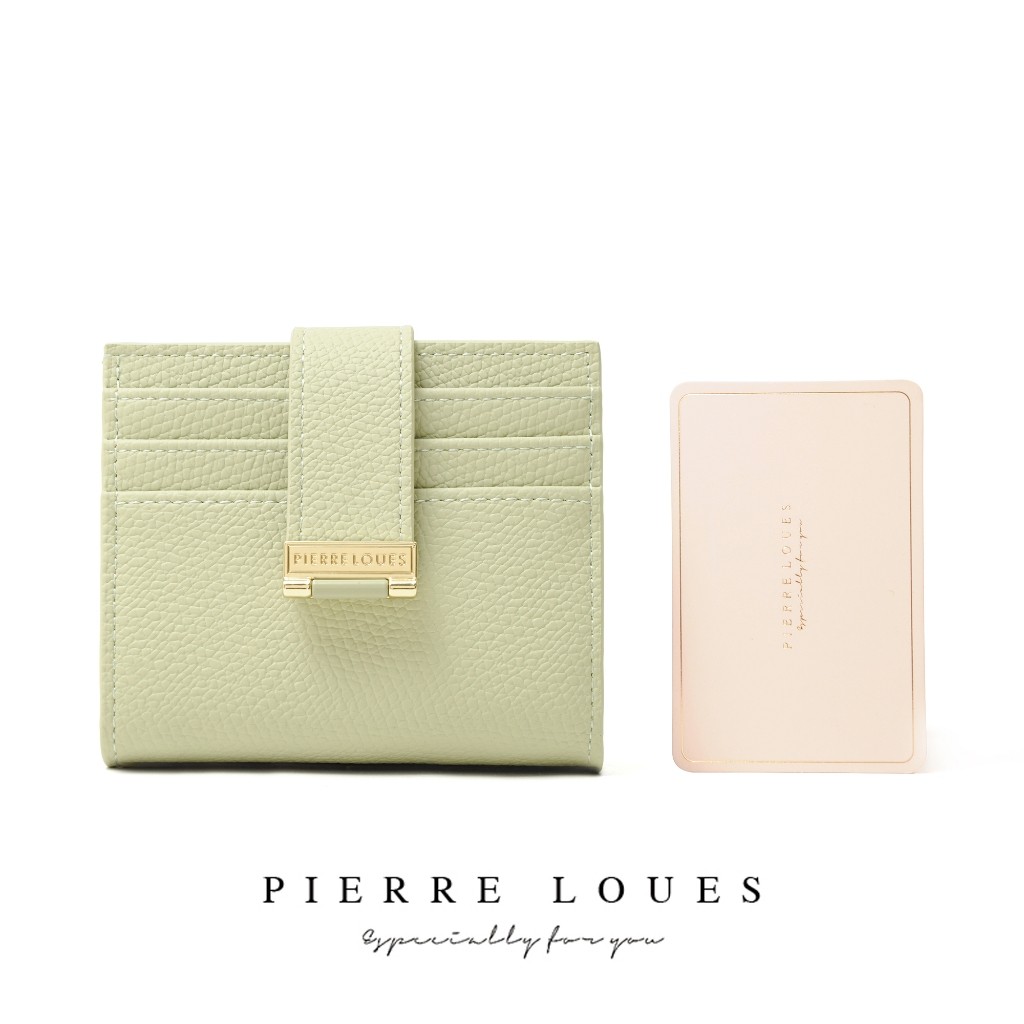 PIERRE LOUES Ví Hailee Ví Gấp Nhỏ Nữ Làm Bằng Da Cao Cấp BAEOS