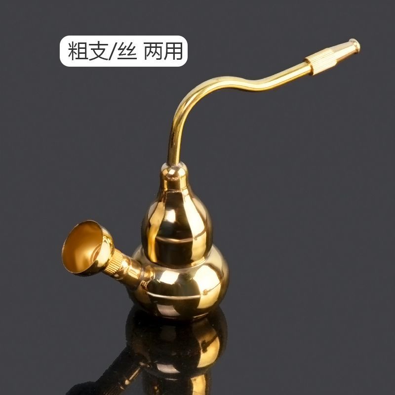 Trọn Bộ Ống Hookah Ống Lọc Nước Đầu Đồng Nguyên Chất Retro Hookah Ống Cũ Hookah Ống Hookah Đồng Thau