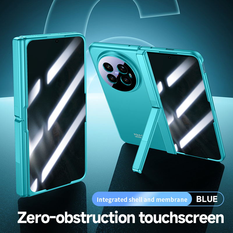 Ốp điện thoại đế mờ siêu mỏng cho Vivo X Fold6 FOLD6 Fold 6 5G Vỏ bảo vệ bản lề lò xo gấp từ tính