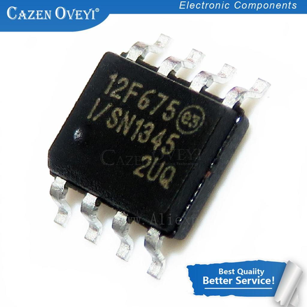 1 Cái / lốc PIC12F675-I / SN SOP-8 PIC12F675 SOP 12F675-I / SN SMD 12F675 Còn Hàng