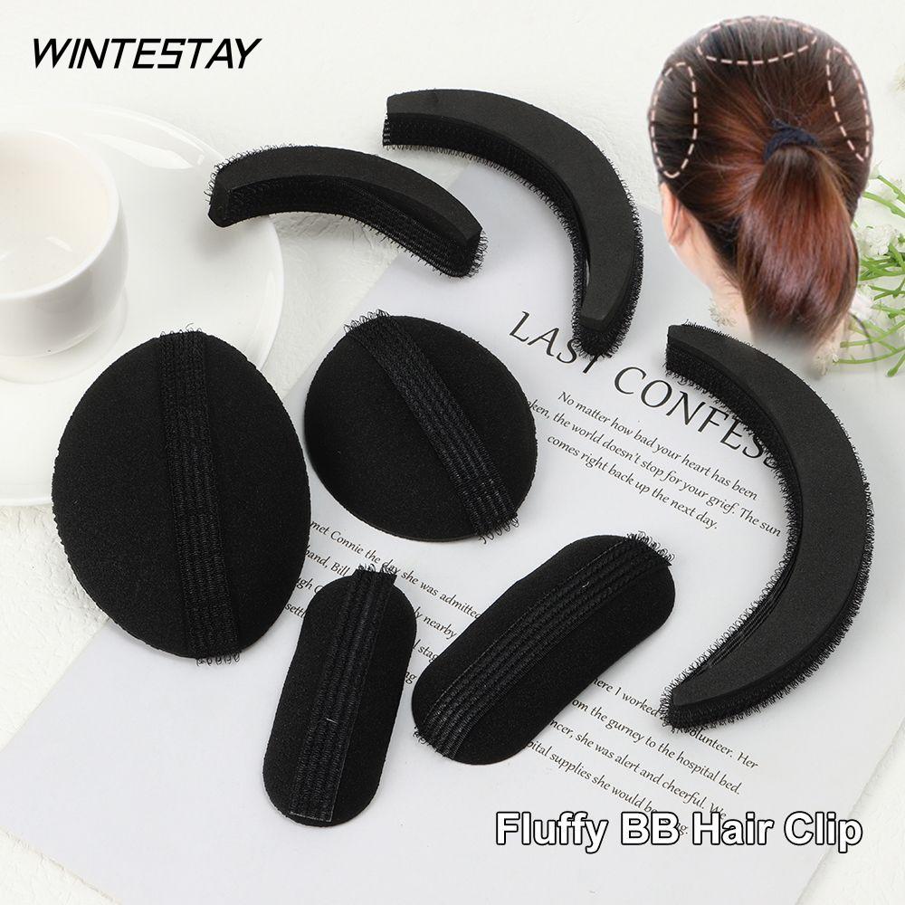 WINTESTAY Puff Hair Head Cushion Sponge Clip Dụng cụ tạo kiểu tóc Cô gái Rễ tóc Pad