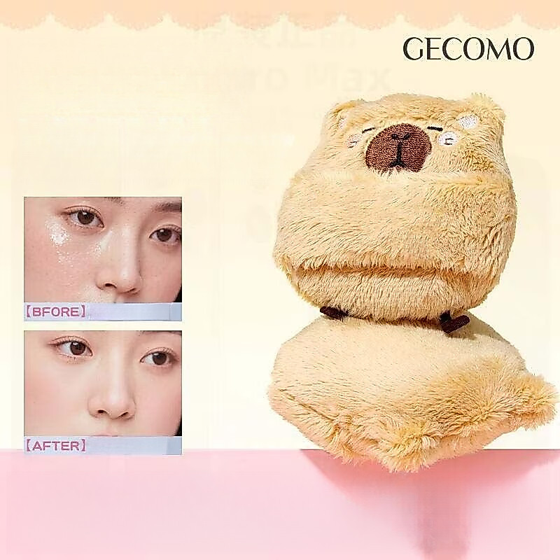GECOMO bông phấn Dùng cho phấn phủ và lớp trang điểm mềm mại