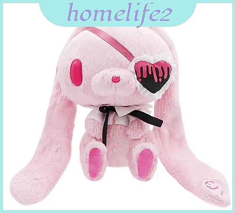 Gloomy Bunny Gothic Eye Patch Đồ chơi sang trọng mềm mại có mặt dây chuyền treo cho trang trí phòng 