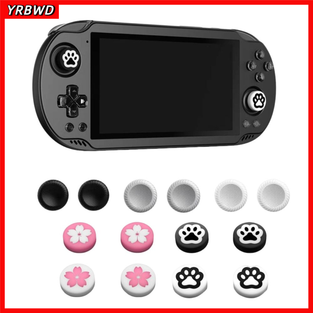 YRBWD 4 Máy Chơi Game Cần Điều Khiển Rocker, Phụ Kiện Nhiều Màu Sắc Mũ Cần Điều Khiển Lớn, Mũ Thay T