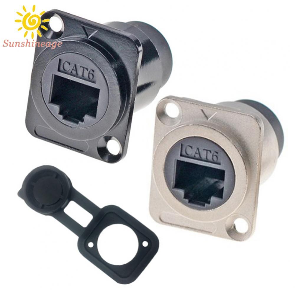 2 Chiếc forRJ45 DType Cat6 Nữ Đến Nữ Thông Qua Ổ Cắm Cho Máy Tính Để Bàn Và Máy Tính Bảng