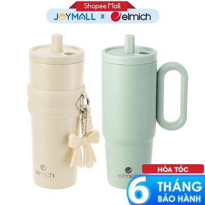Ly Giữ Nhiệt Elmich EL1670PG EL1657AW, Inox 316, Phủ Ceramic, Dung Tích 750ml, Hàng Chính Hãng - JoyMall