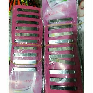Vỉ Cặp Tóc Ba Lá Sắt 6.5cm (10 Cái/1 Vỉ)