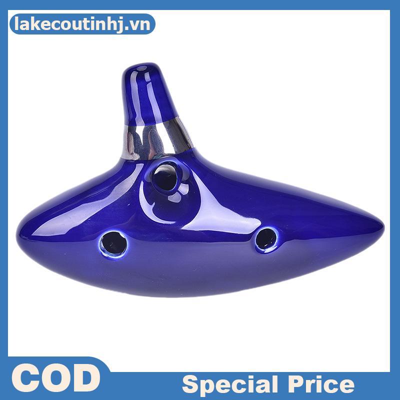 Lu 12 Lỗ Ocarina Gốm Alto C của Ocarina Sáo Xanh Ocarina Nhạc Cụ Ocarina Thai