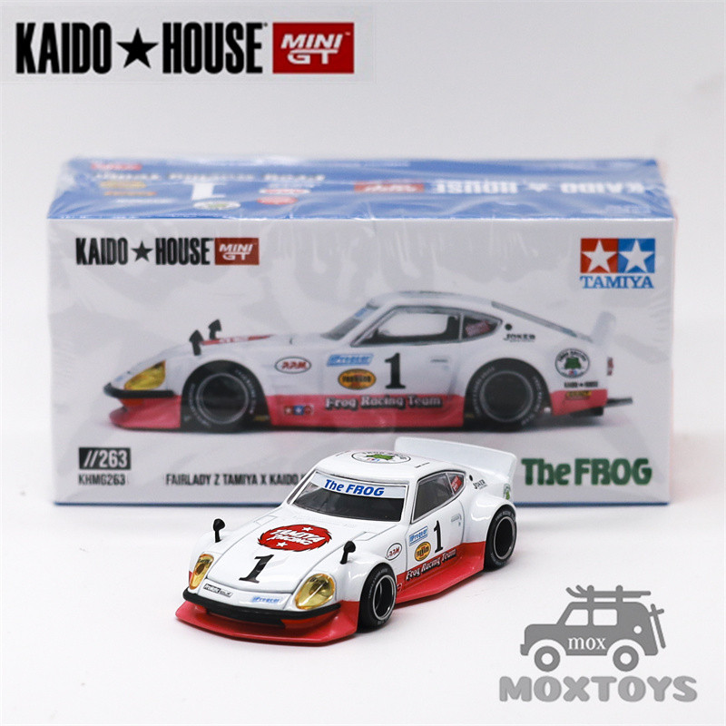 Kaido House x MINI GT 1: 64 Fairlady Z TAMIYA x KAIDO HOUSE "The FROG" V1 Xe mô hình Diecast