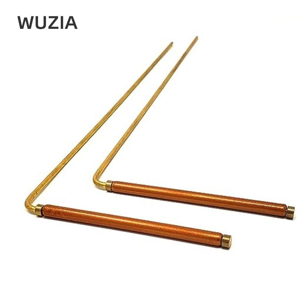 WUZIA 2 Thanh Dowsing, Đồng Nguyên Chất 99,9% Đồng Ma Thiết Bị, Treasure Ghost hunters Ghost