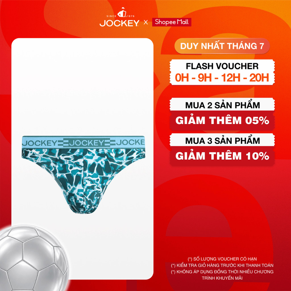 Quần Lót Nam Jockey Polyamide In Họa Tiết Dáng Brief - J4063