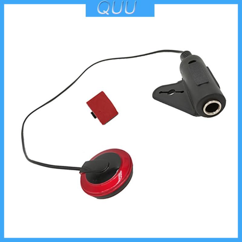 QUU Guitar Pickups Piezo Contact Micro Pickup Transducer Guitar Cable Sticker