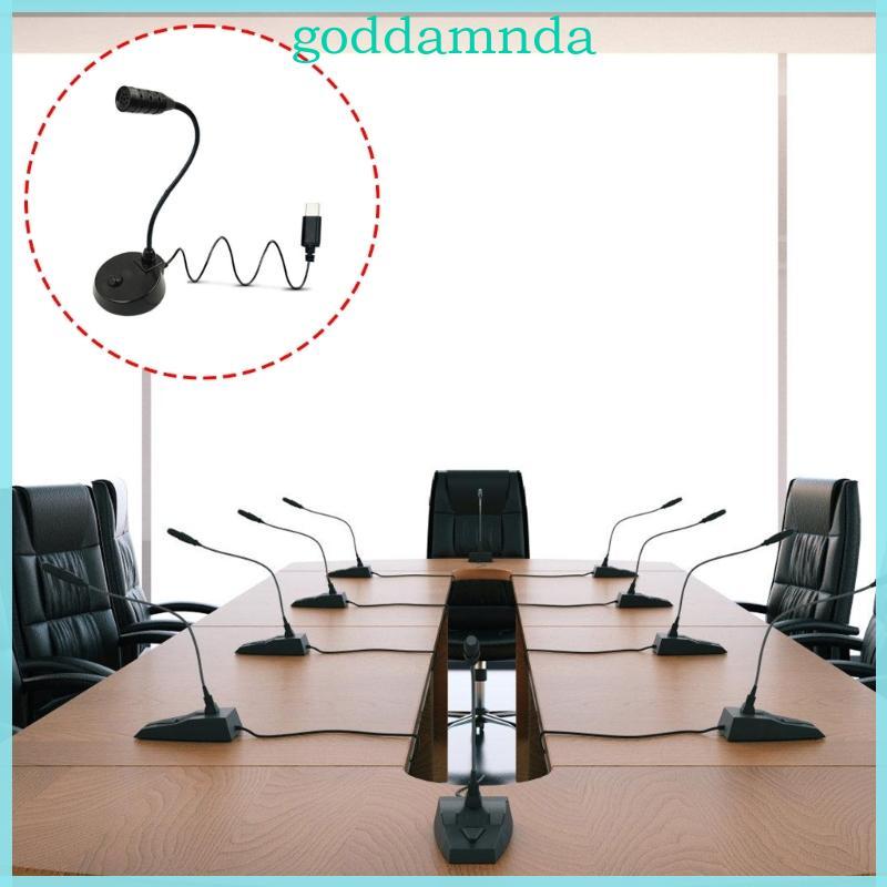 Micrô hội nghị cắm và chạy GOD Âm thanh 48kHz Chụp chuyển mạch tắt tiếng cơ học