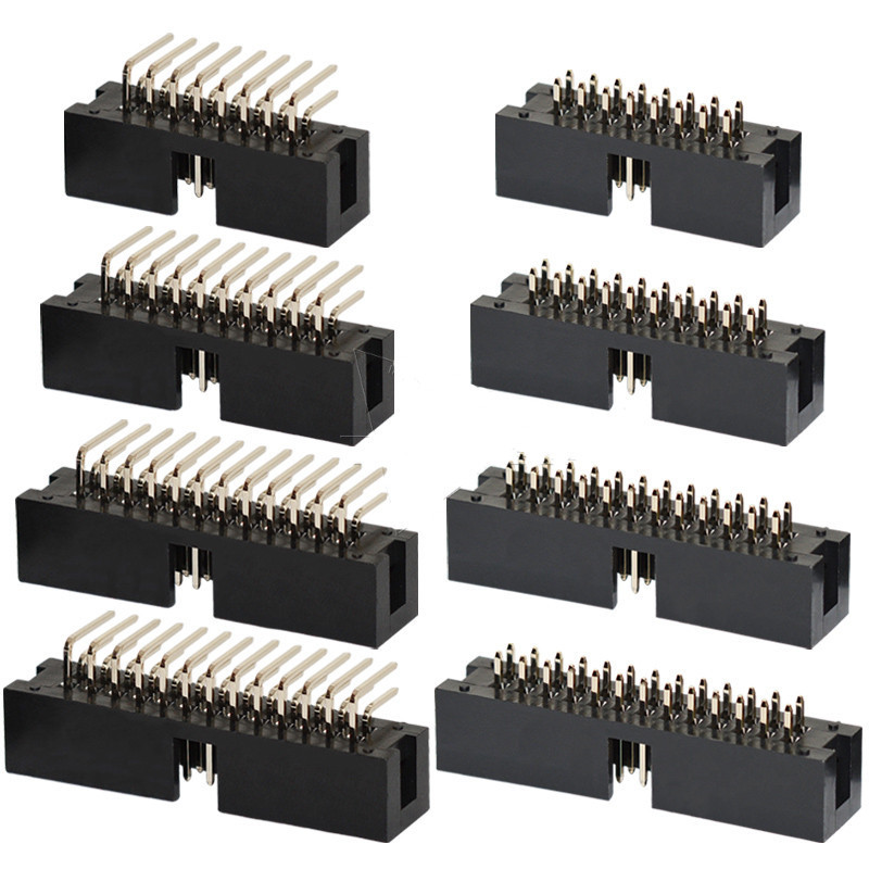10 CÁI IDC / JTAG 2.54 DC3 Nam Pin PCB Header Connector 2 * 3 / 4 / 5 / 6 / 7 / 8 / 26 / 40P Thẳng S