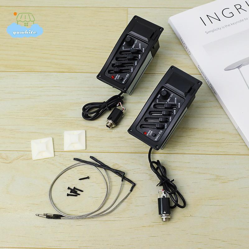[LI] Guitar Piup Acoustic Guitar EQ Piezo Piup Acoustic Piup Preamp Amplifier Bộ chỉnh âm cho đàn gu
