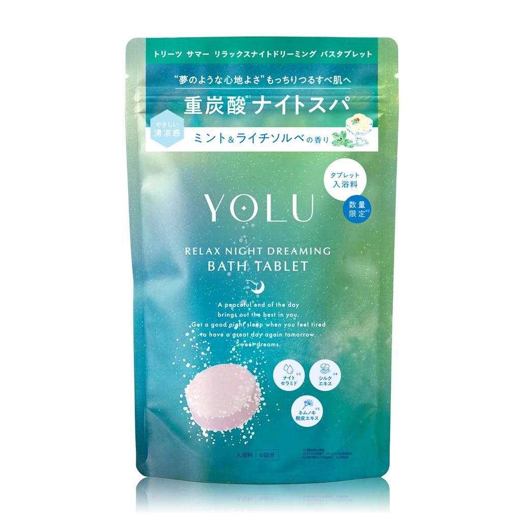 YOLU Relaxing Night Dreaming Bath Tablets - Set of 2 (6 Tablets Each)/ Direct from JAPAN
