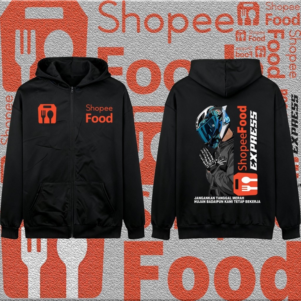 Áo len cardigan FOOD có mũ đứng cổ áo khoác Chất liệu mềm mại mát mẻ Distro SPX Rider M-3XL