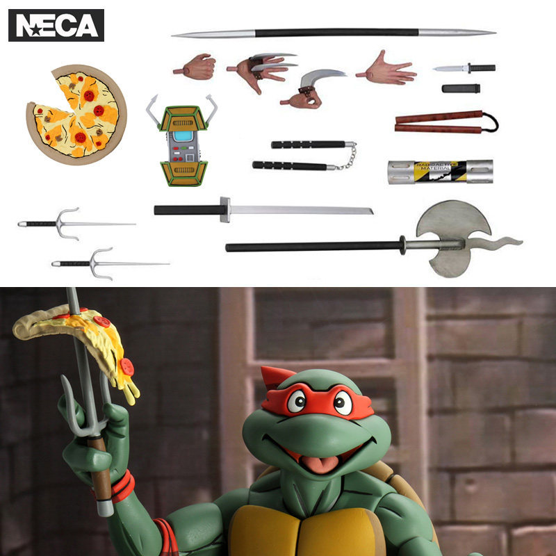 NECA Chính Hãng Số Lượng Lớn Ninja Rùa Phụ Kiện Phần Đồ Chơi